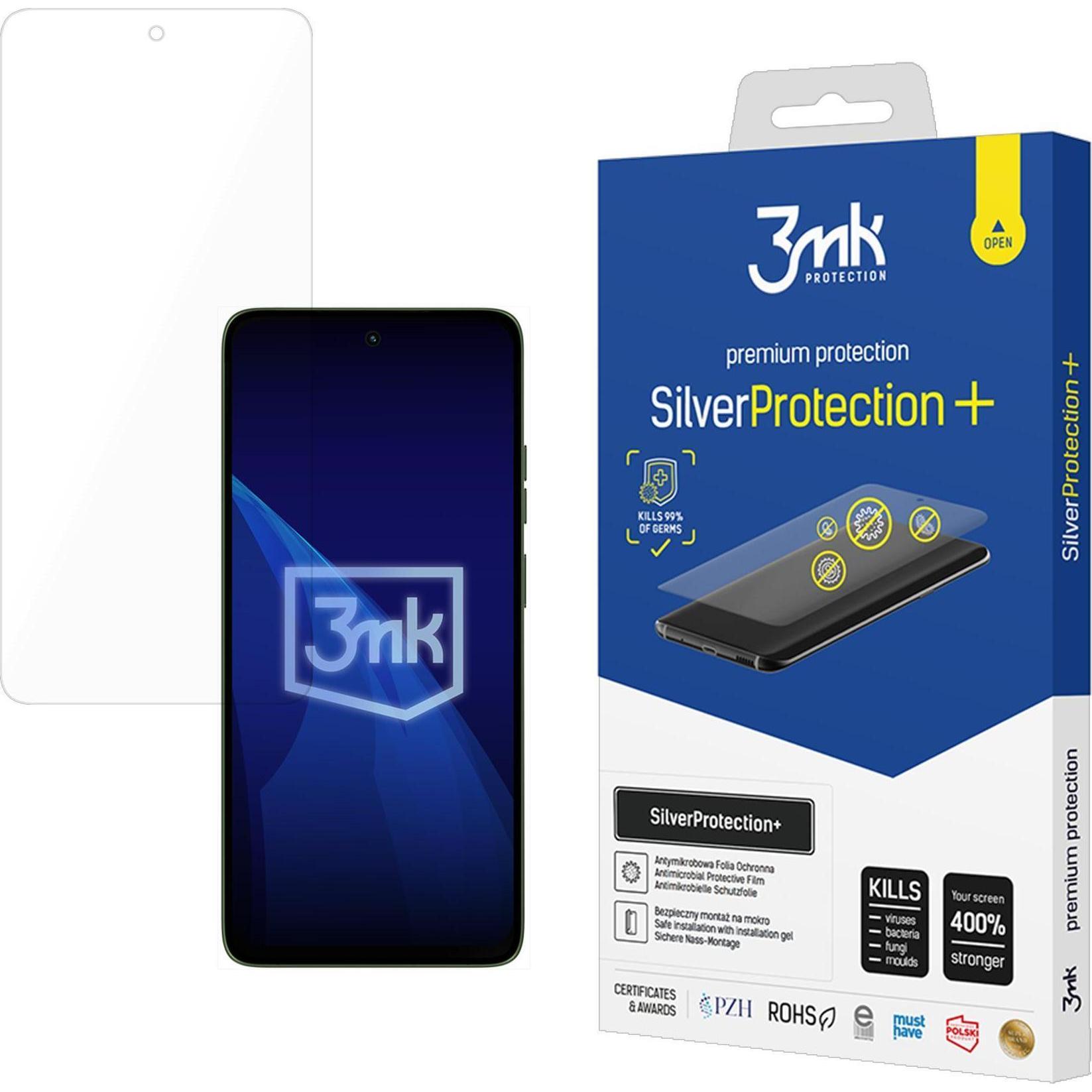 3MK Schutzfolie SilverProtection+ für Motorola Moto G56, Pellicola protettiva smartphone, Trasparente