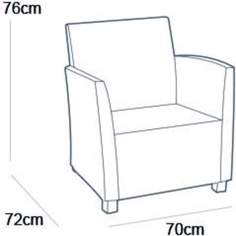 Image du produit Allibert Ensemble de salon Corona