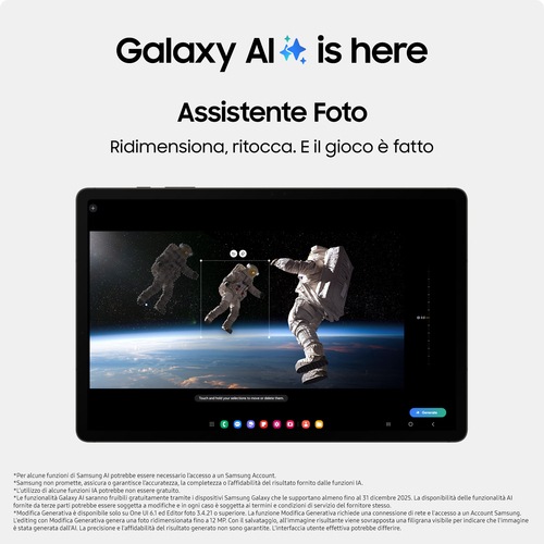 Actual product image Samsung Galaxy Tab S9 5G (5G, 11", 128 GB, Graphite grey)
