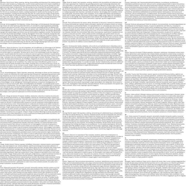 Produktbild vidaXL Seitenmarkise (5 m)