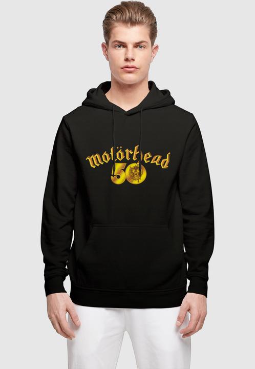 Produktbild Merchcode Motorhead - 50th Anniversary Gold Logo Basic Hoody - 193715 (5XL)