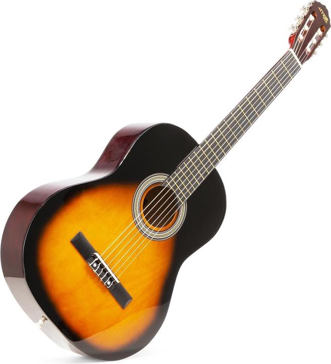 Produktbild Max Music Konzertgitarre SoloArt Set Sunburst (Akustik Gitarren Set, Holz)