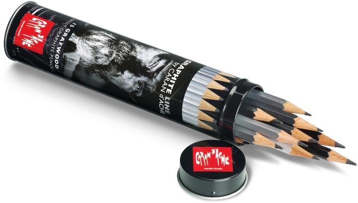 Actual product image Caran d'Ache Grafwood (0.50 mm, F, 5B, 4h, 6B, 2B, B, 7B, 4B, 3H, 3B, H, HB, 8B, 9B, 15 x)