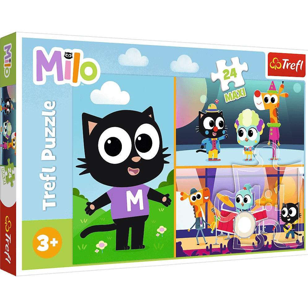 Trefl Multicolore Maxi Puzzle - Milo (24 Pezzi)