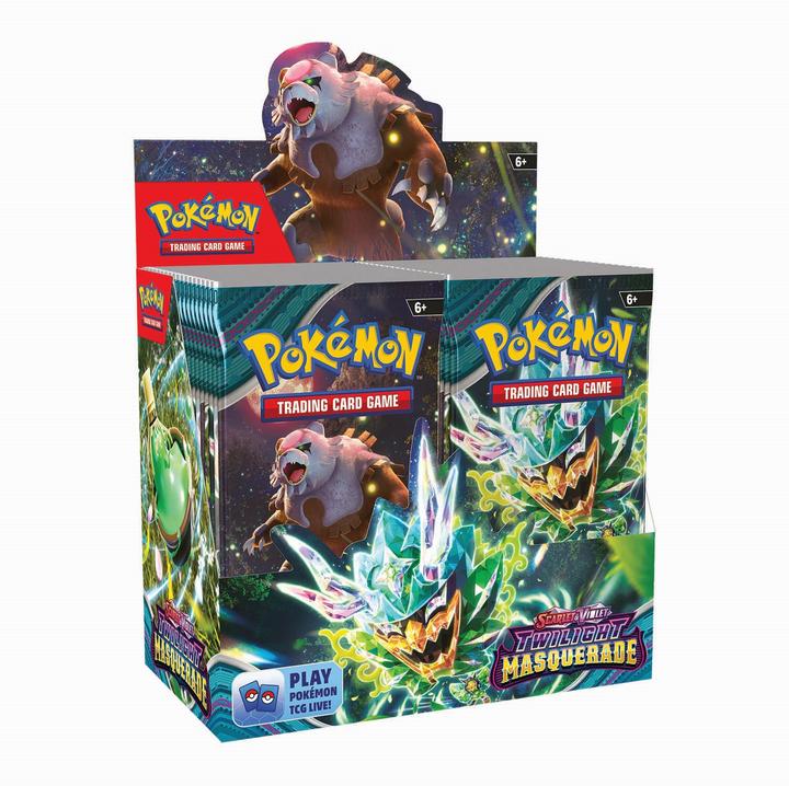 Immagine prodotto Pokémon Twilight Masquerade (Inglese, Display del booster)