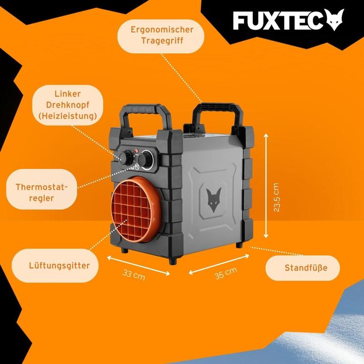 Image du produit Fuxtec Elektroheizer FX-EH2 (2000 W)