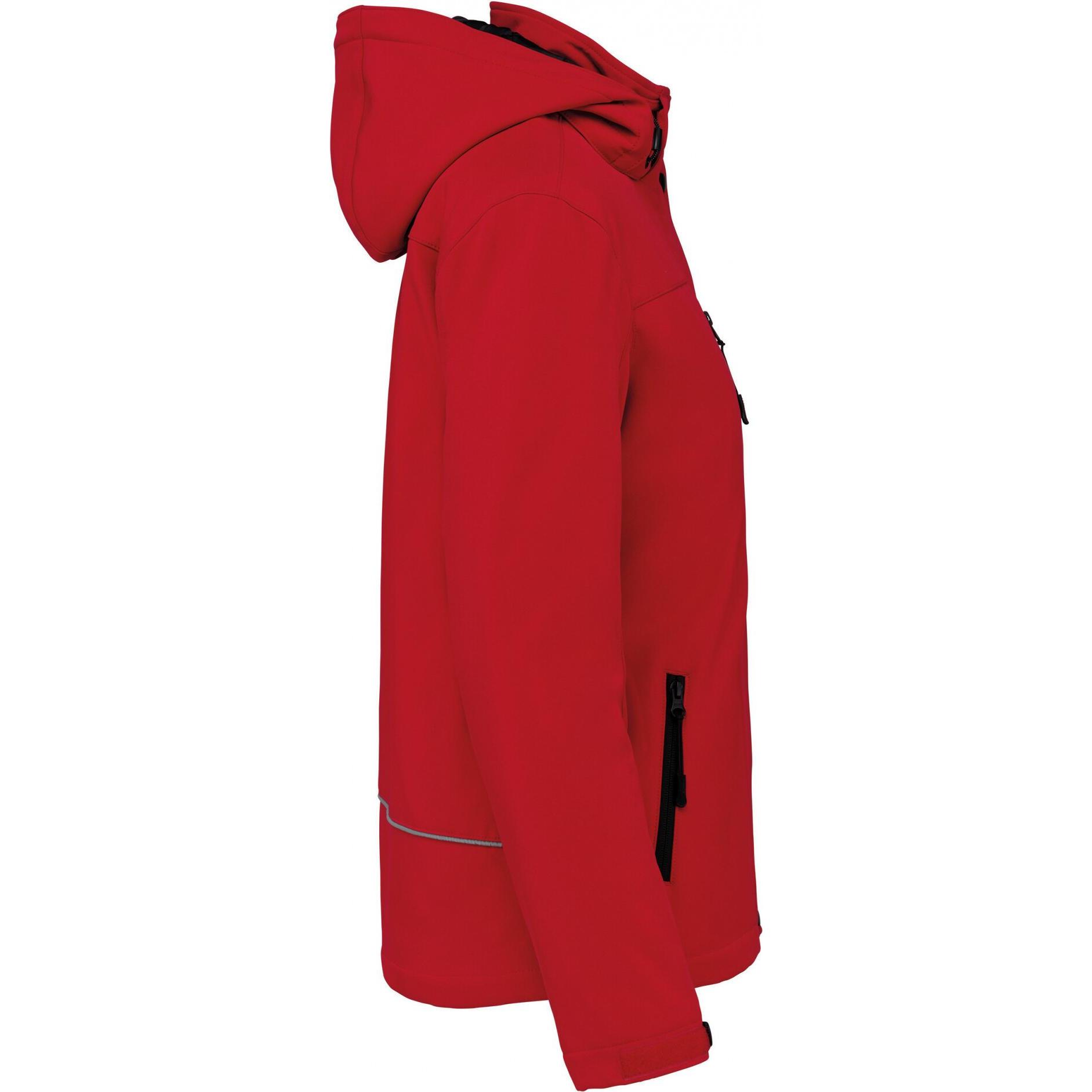 Thumbnail - Kariban, Damen, Jacke, Damen Softshell-Hoodie-Jacke mit Futter (M), Rot, M