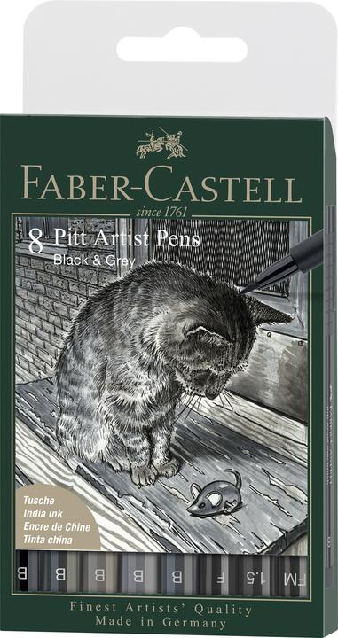 Faber-Castell Pitt Artist Pen (8x)
