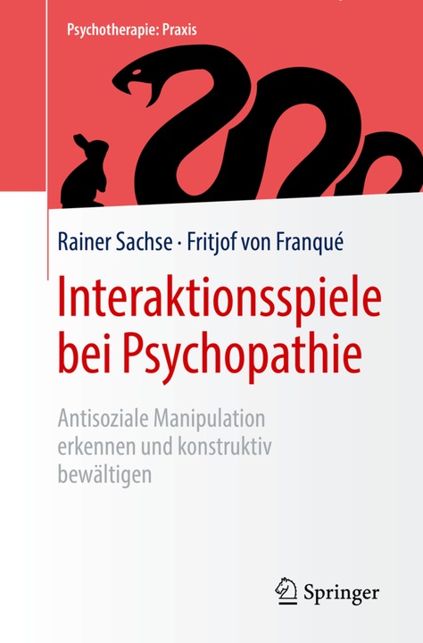Actual product image Interaktionsspiele bei Psychopathie (German, Rainer Saxon, Fritjof from Franqué, 2019)