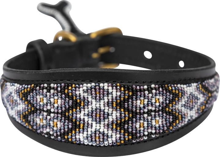 Produktbild Kampuni Hundehalsbånd Lucher Ombima sort mini, 38x4 cm (Hund)