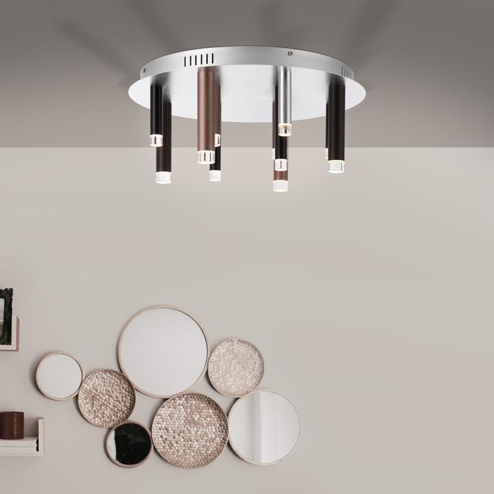 Produktbild Brilliant Cembalo LED 48W DE 12 rund Deckenleuchte rund, 12-flammig (5400 lm)