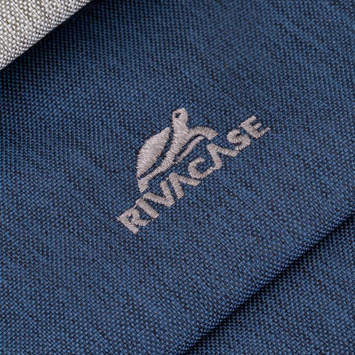 Actual product image Rivacase 7567 Grey Dark Blue Notebook Backpack up to 17.3"