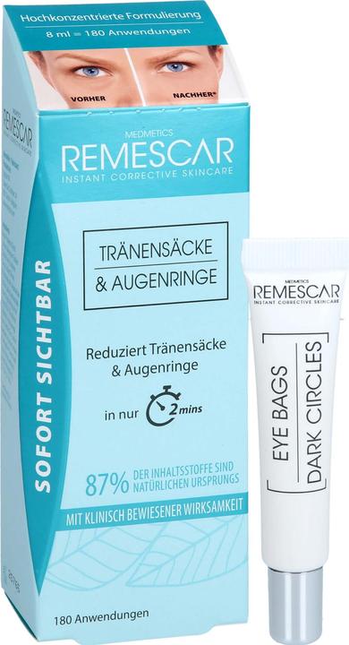 Produktbild Remescar Tränensäcke und Augenringe (Augenpflege Crème, 8 ml, Tag + Nacht)