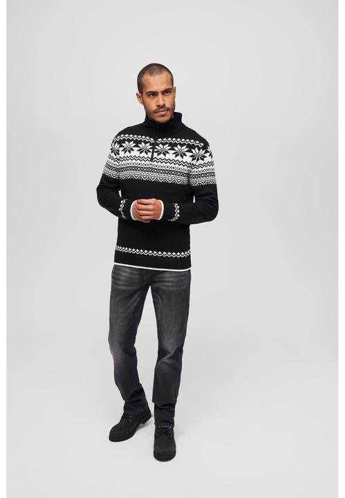Image du produit Brandit Pull en laine norvégien Taille 4XL Couleur Noir (4XL)