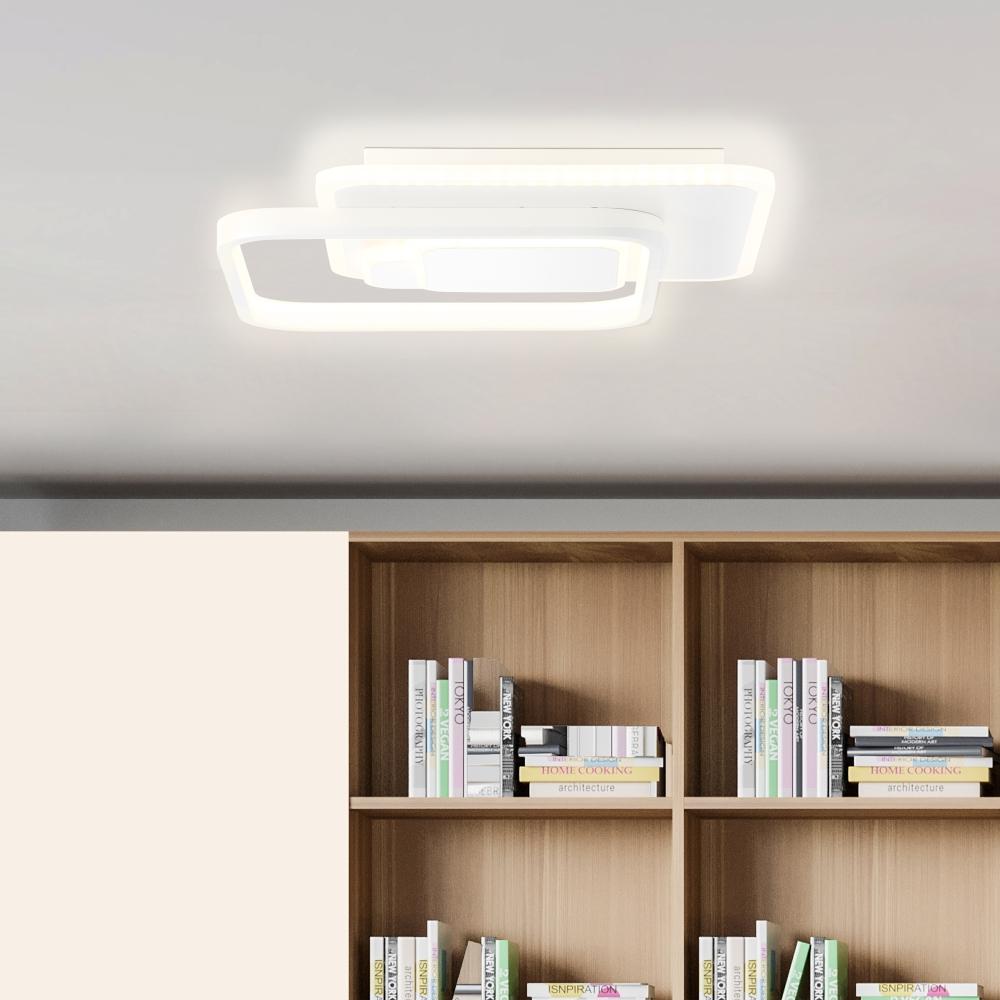 Thumbnail - Brilliant, Wandleuchte + Deckenleuchte, Geron LED 26W / WA/DE / 2600lm / 3000K Wand- und Deckenleuchte 31x31cm (2600 lm)