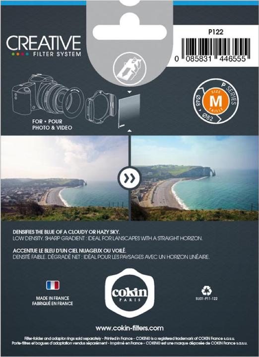 Produktbild Cokin Filter P122 Verlauf 1 (82 mm, Polarisationsfilter, 84 mm)