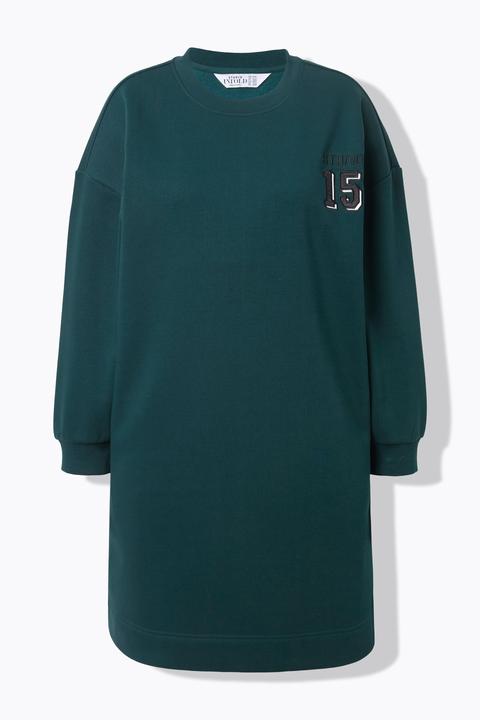 Image du produit Studio Untold Robe midi en molleton oversize, tissu satiné sur le dos (54, 56)