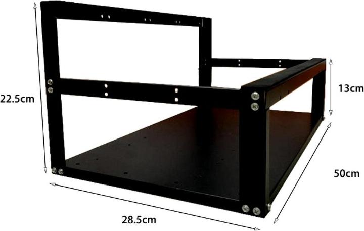 Actual product image PowerGuard GPU Mining Rig Case