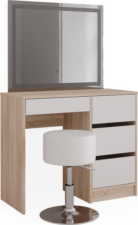 Produktbild Vicco Sherry mit Hocker und Beleuchtung (90 x 75 x 40 cm)
