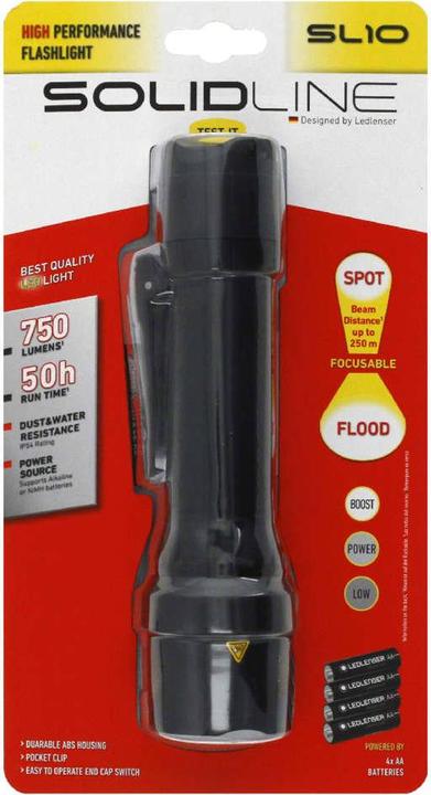 Actual product image Ledlenser Solidline SL10 hand flasher (21.10 cm, 750 lm)