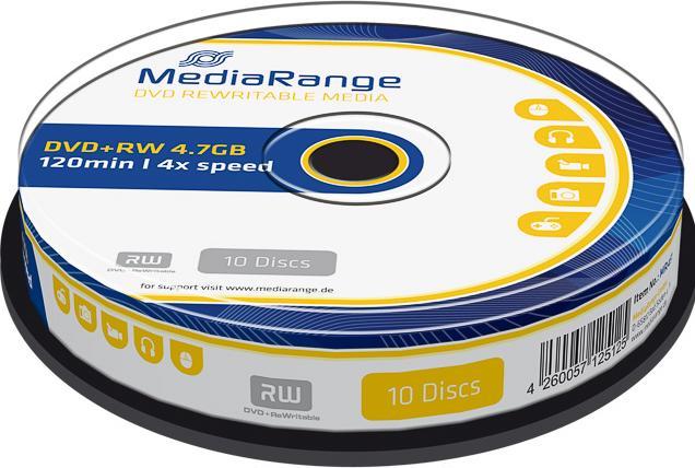 Actual product image MediaRange 10 x DVD+RW (10 x)
