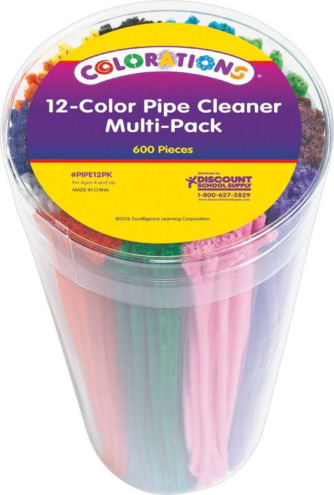 Actual product image Colorations Colourations - Chenille thread colour 12 colours, 600 pcs.