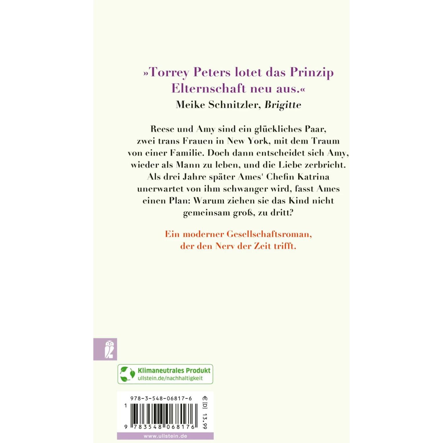 Thumbnail - Detransition, Baby, Belletristik von Torrey Peters, Frank Sievers, Nicole Seifert