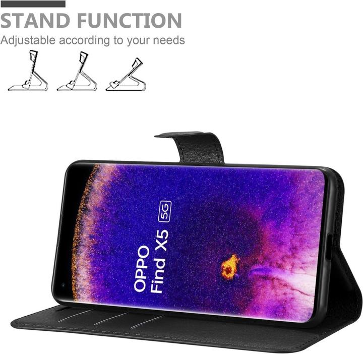 Immagine prodotto Cadorabo Custodia con supporto a libro per Oppo FIND X5 (Oppo trova X5)