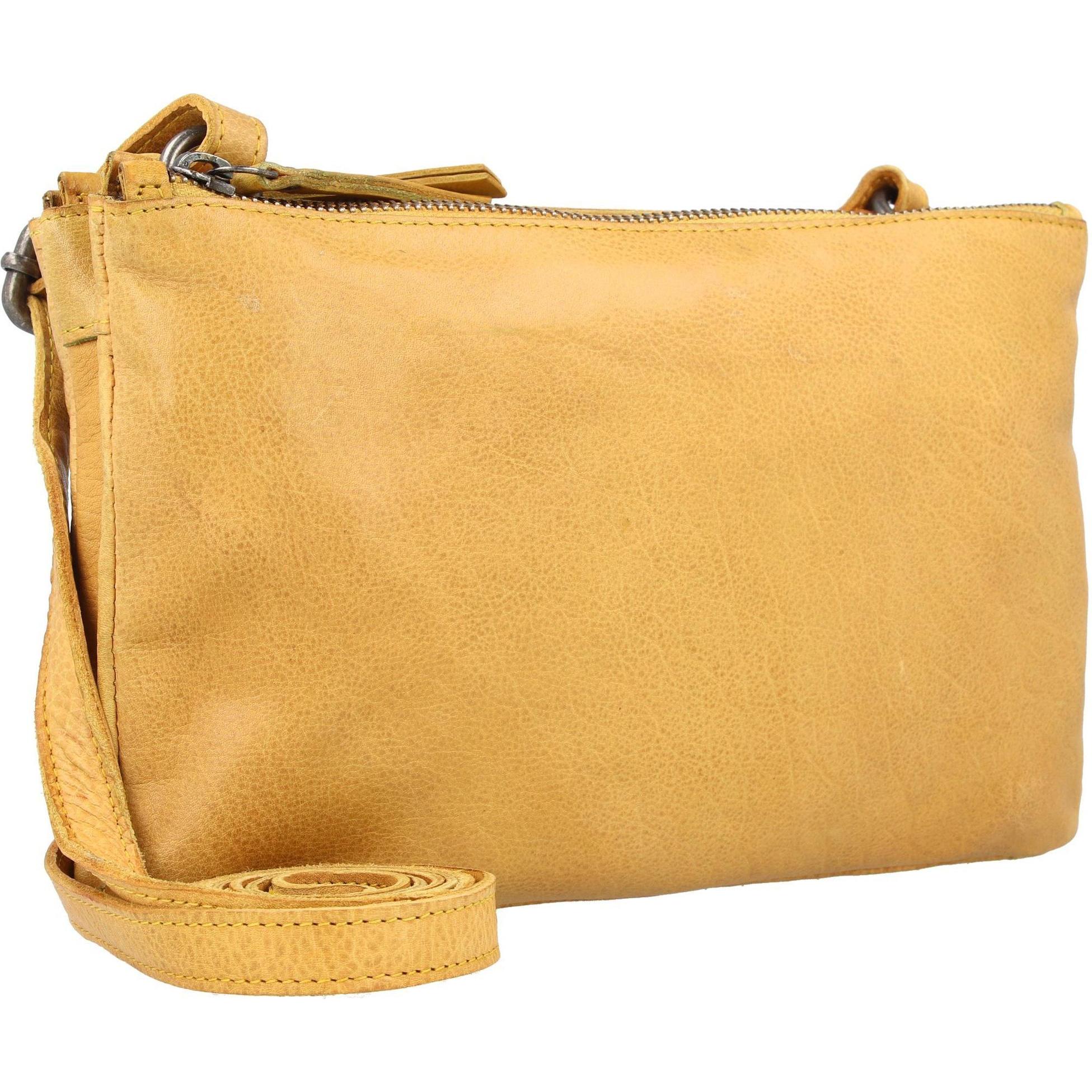 Thumbnail - Greenburry, Handtasche, Soft Umhängetasche Leder 25 cm, Gelb