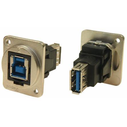 RS PRO Presa USB passante 3.0 B A / 1.8A, montaggio a pannello, Cavo + Spina elettrica