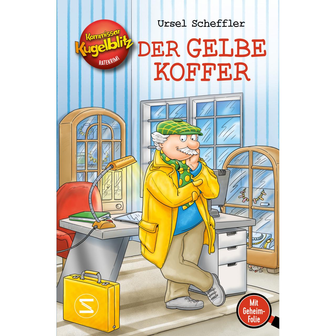 Kommissar Kugelblitz - Der gelbe Koffer, Kinderbücher von Ursel Scheffler, Hannes Gerber