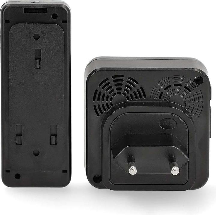 Actual product image Nedis Wireless doorbell set | Mains power supply | 100 - 240 V AC 50/60 Hz | 1x 23A 12V | Loud speaker (Wireless)