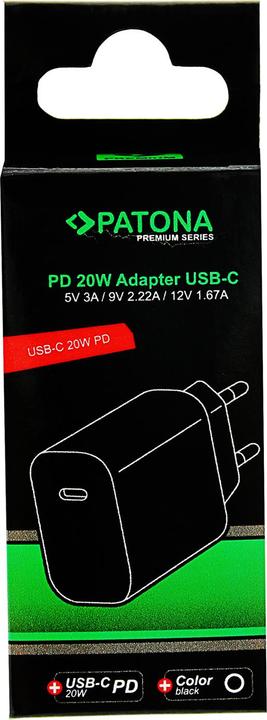 Produktbild Patona Netzteil PD 20W UCB-C 5V White (20 W)