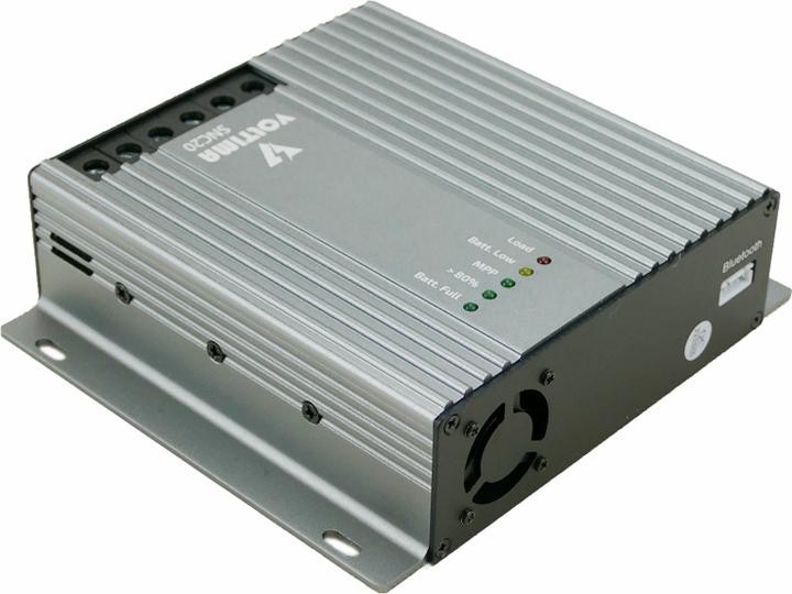 Image du produit Voltima SCN20 MPPT Contrôleur de charge solaire 12V/24V 240Wp/480Wp 50V 20A