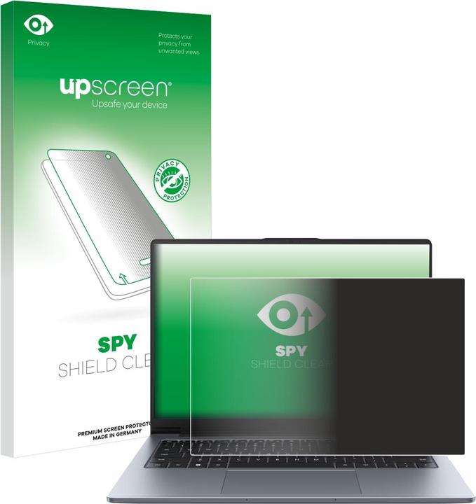 Actual product image upscreen Anti-spy privacy film Blue light protection film (16:10)