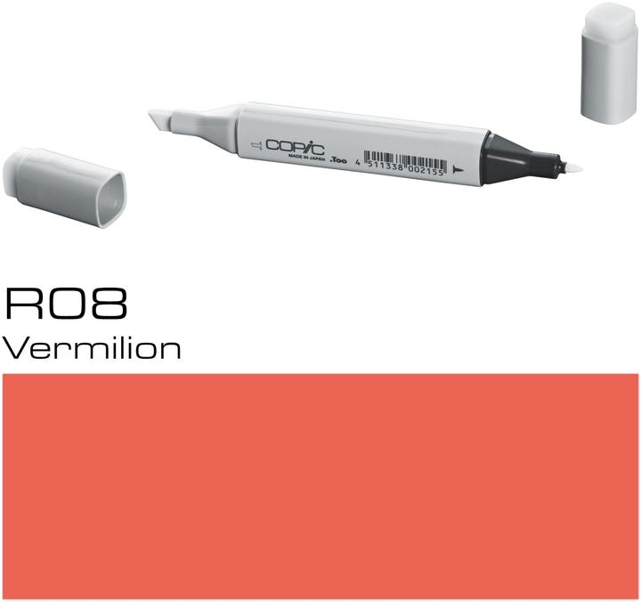 Image du produit Copic Marqueur graphique Classic Type R - 08 (R08 - Vermilion, 1 x)
