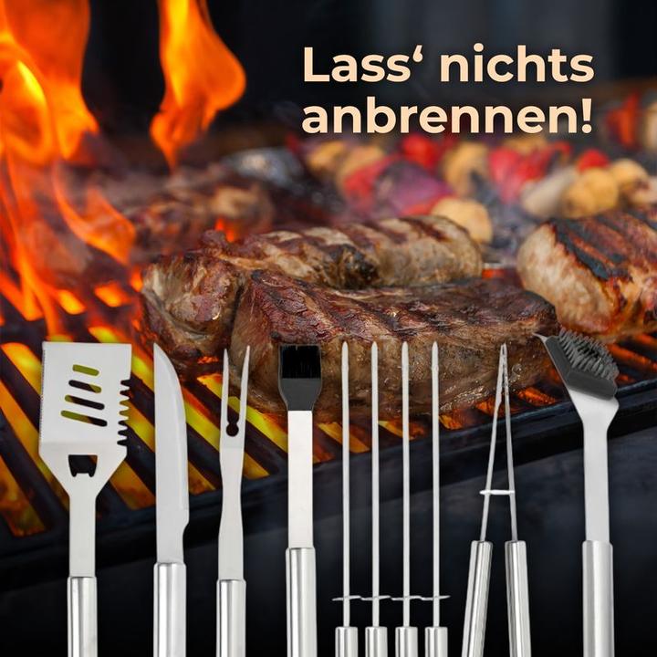 Image du produit Hermex Couverts pour barbecue Coffret barbecue Equipement pour barbecue Accessoires pour barbecue