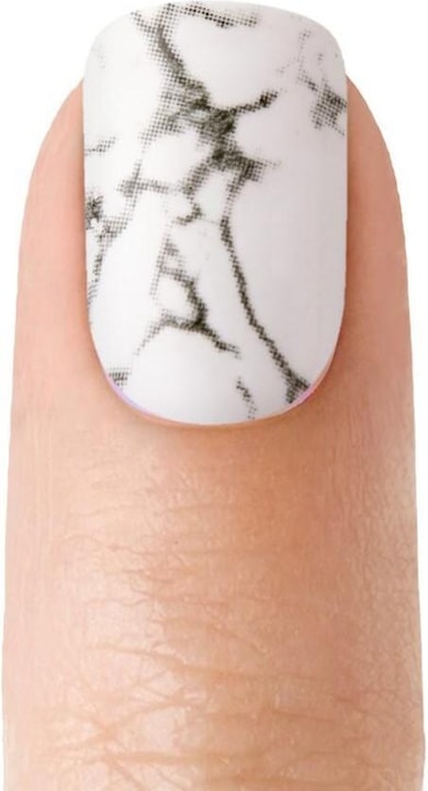 Produktbild KISS Kunstnägel-Set Knock Out 30 Stück (Kunstnägel, Weiss, Grau)