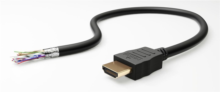 Productafbeelding Goobay Series 2.1 8K Ultra Hoge-Snelheid HDMI™ Kabel met Ethernet, Gecertificeerd, 1 m, Zwart (1 m, HDMI)