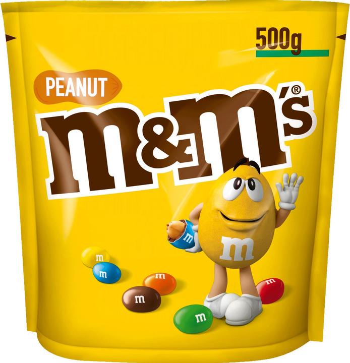 Actual product image M & M's Peanut stand-up pouches (500 g)
