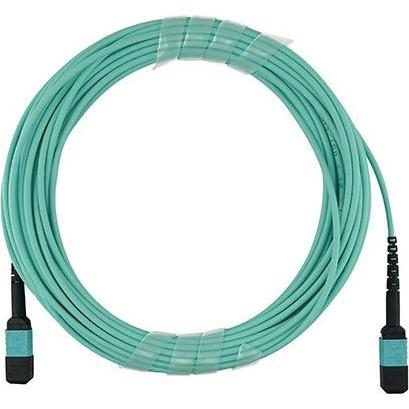 BlueOptics HPE Q1H66A kompatibles MPO-MPO Multimode OM3 Patchkabel 15 Meter (15 m), Netzwerkkabel