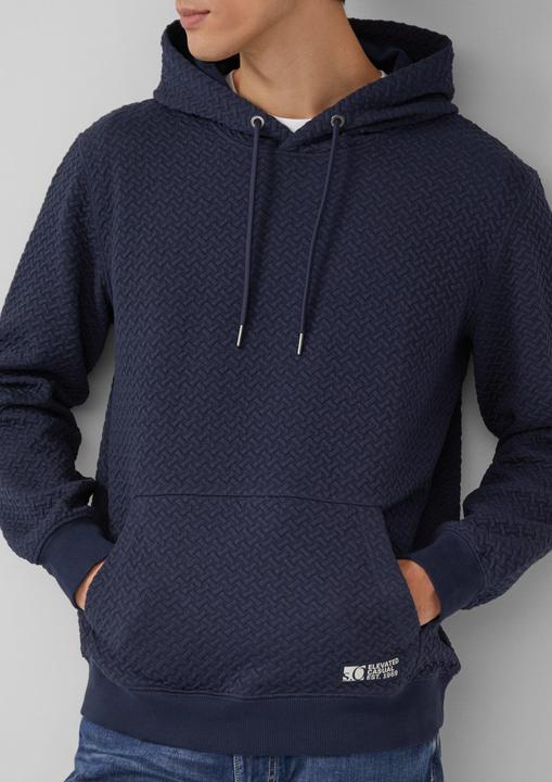 Produktbild s.Oliver Sweatshirt Strukturierter Hoodie (L)