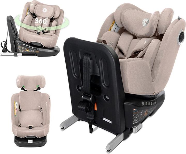Actual product image Lorelli Auriga Beige 360 Degree I-Size Car Seat (Reboarder)