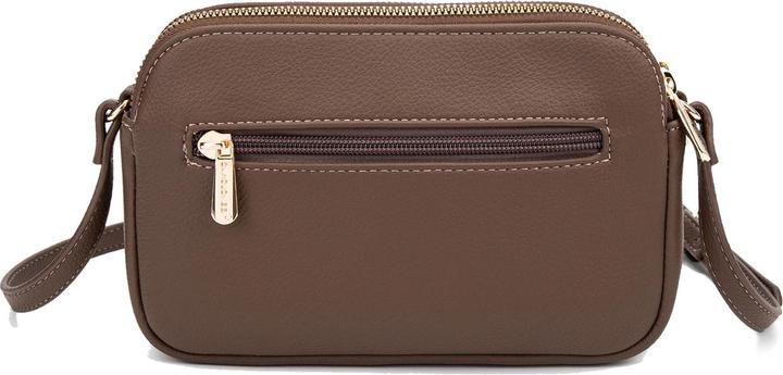 Produktbild David Jones **Damen Umhängetasche - Modell Erisma Lux - Pu Vegan Leder** - 21.0 X 13.0 X 5.0 Cm