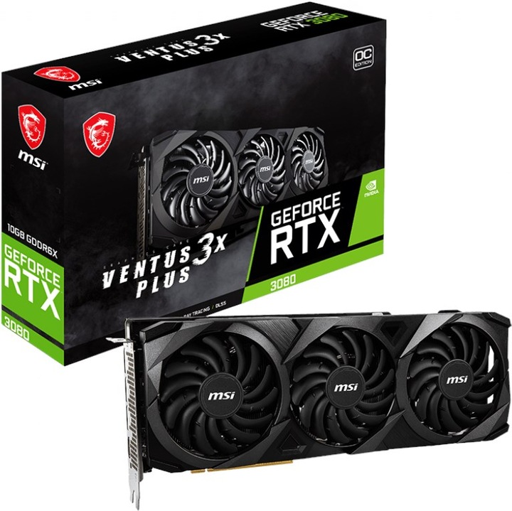 MSI GeForce RTX 3080 Ventus 3X Plus 10G OC LHR (10 Go)
