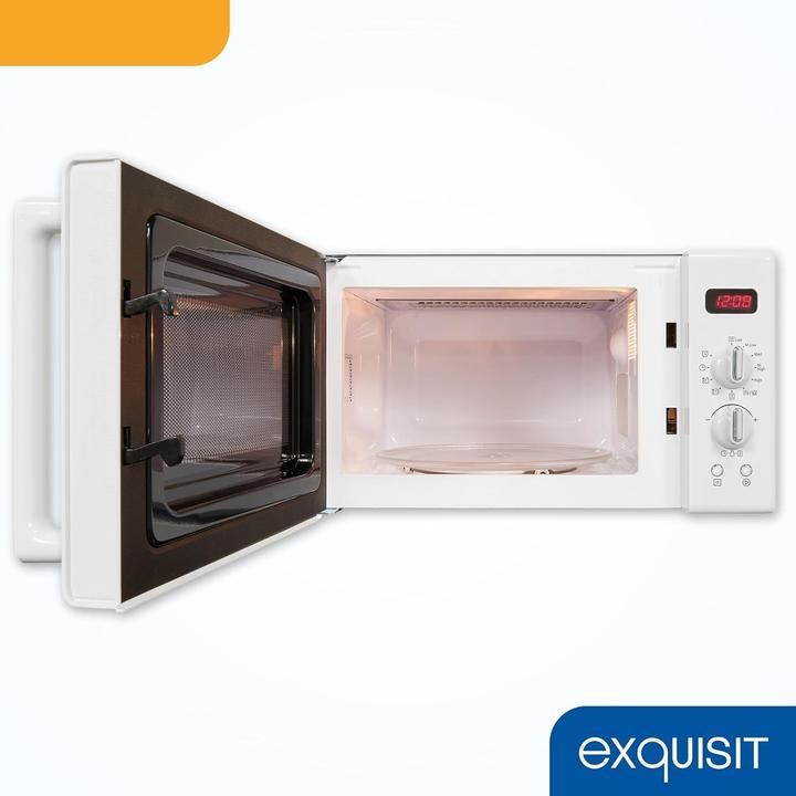Produktbild Exquisit Exqu Retro Mikrowelle RMW720-3GDIG weiss 812764000 (20 l)