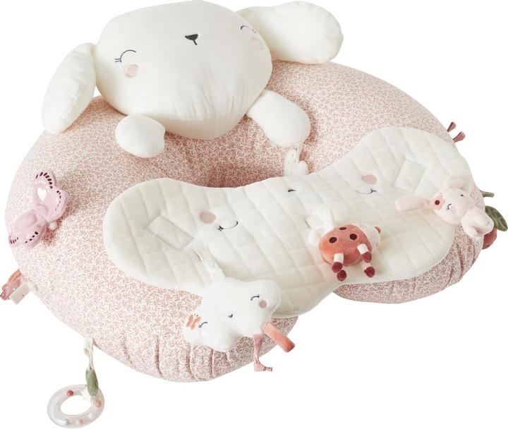 Rosa Welt, weiss bedruckt