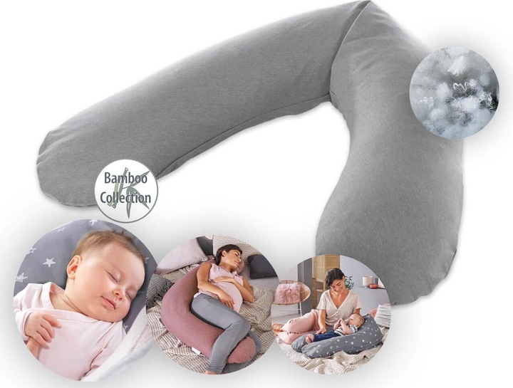 Produktbild Theraline Stillkissen "Das Original" mit Polyester Hohlfaser Füllung inkl. Bezug 190 cm (190 cm)