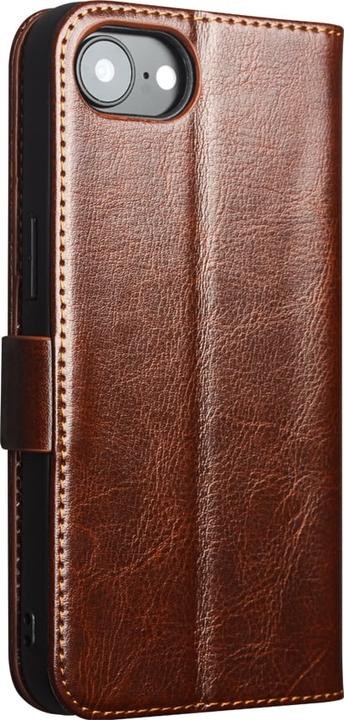 Image du produit QiAlino Fourre Flip cuir véritable avec fermeture magnétique (Apple iPhone 16e)