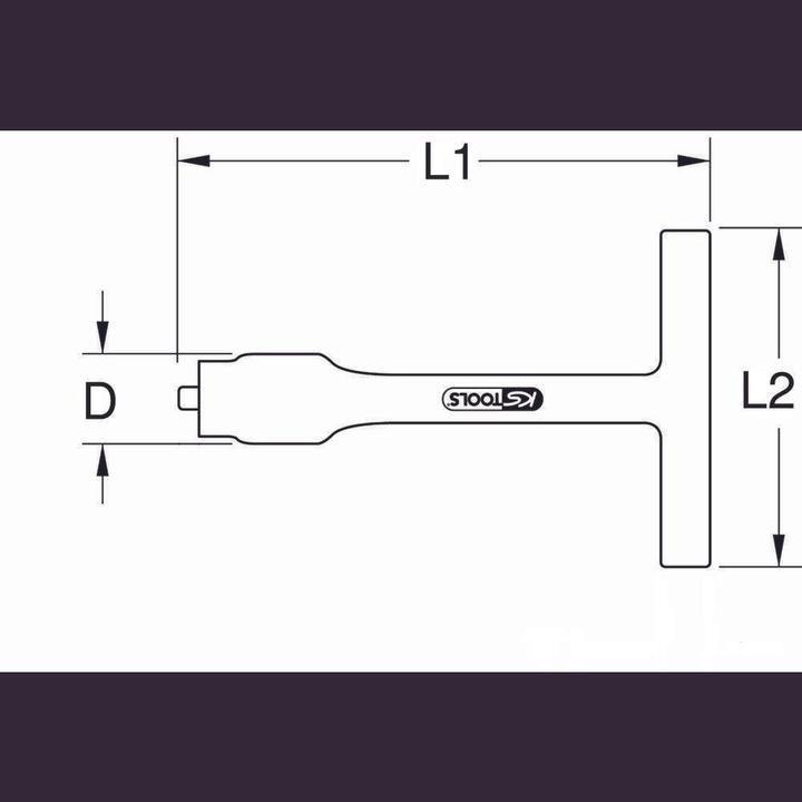 Produktbild KS Tools 3/8"" Isolierter T-Griff-Drehmomentbegrenzer, 18Nm (3/8")
